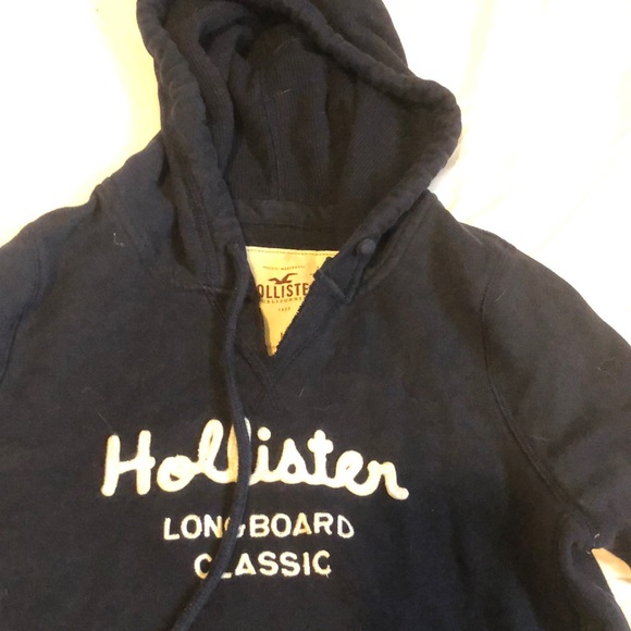 Hollister longboard pullover hoodie navy blue - Picture 1 of 4